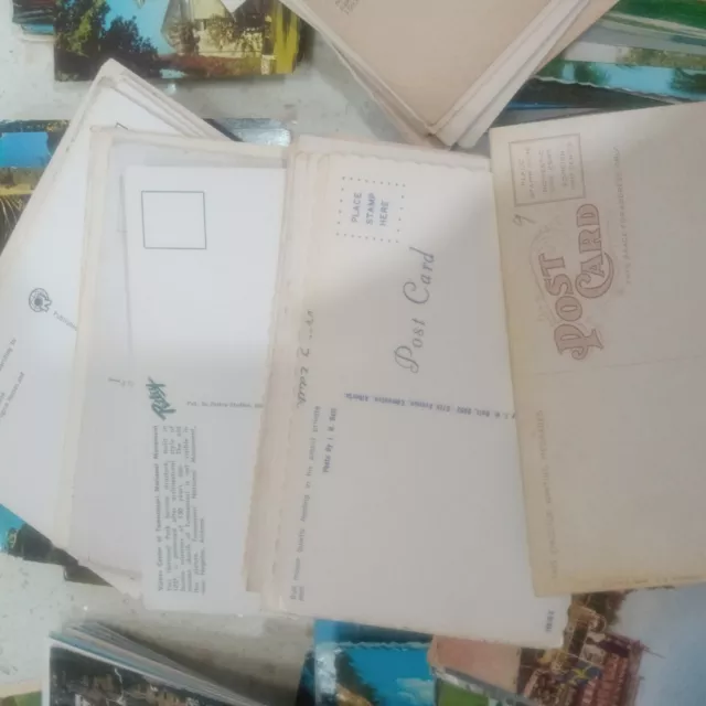 Postcards lot 375 European/worldwide/us mixed old/new 1940-1985 unused and used 3