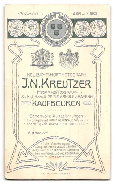 Photography F. N. Kreutzer, Kaufbeuren, Am Wiesentor, guy with neutral Blic 2