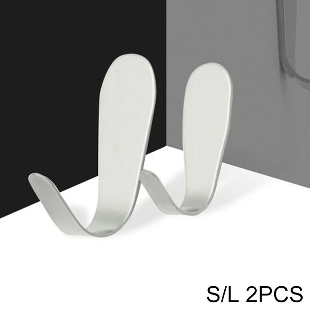 Bastidor Gancho Puerta Cocina Colgantes Organizador Acero Inoxidable Montado en Pared