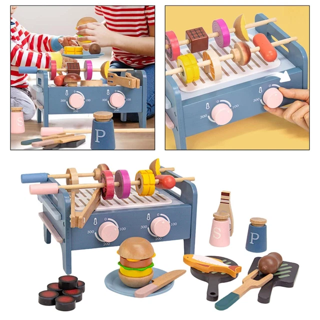 Jouet Cuisine Enfant Barbecue Réaliste - Set Grill BBQ Avec Aliments, Ustensiles, Assiettes, Jeu De Rôle Éducatif 3+ Ans Jeu De Rôle Barbecue Enfant 3 Ans Jouet Cuisine Enfant Barbecue Réaliste - Set Grill BBQ Avec Aliments, Ustensiles, Assiettes, Jeu De Rôle Éducatif 3+ Ans Jeu De Rôle Barbecue Enfant 3 Ans