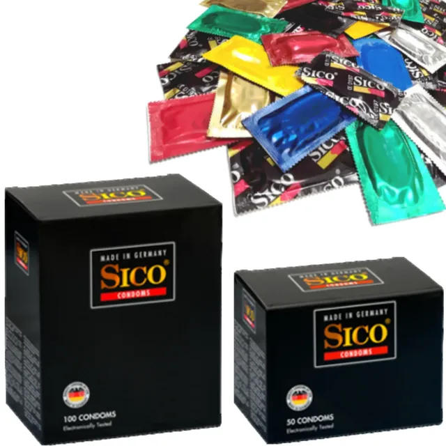 50/100/... Sico / Billy Boy Kondome 4, 10 Sorten MIX / Aquaglide / Durex Play 3