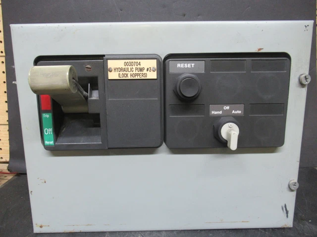 Cutler Hammer Motor Control Bucket 12" Nema Size 2 Starter W200M2Cfc 45 Amp 600V