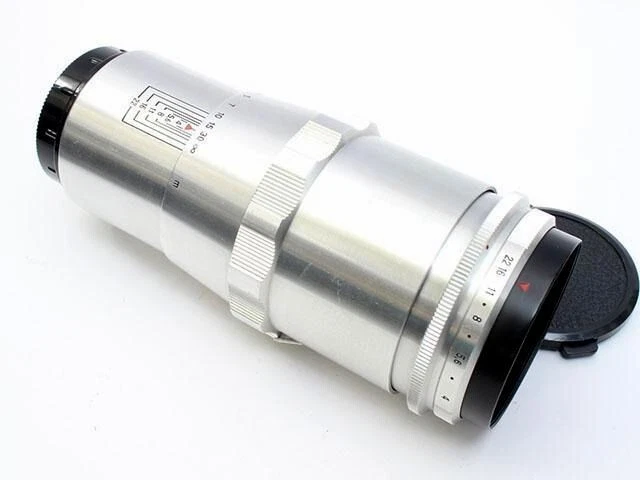 Carl Zeiss Jena Triotar T 135mm F4 Telefoto Prime Objektiv Silber M42 Aus Japan