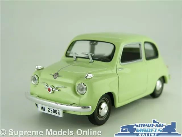 Seat Fiat 600 Model Car Light Green Solido 1:43 Classic Italy/Spain Type 500 R0