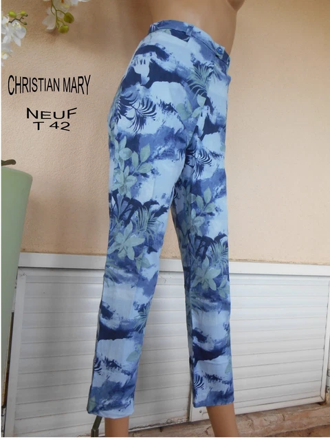 Pantalon Bleu Femme Eric Tabarly - Taille 46 - Neuf Avec étiquettes (prix D'origine 69,90€)