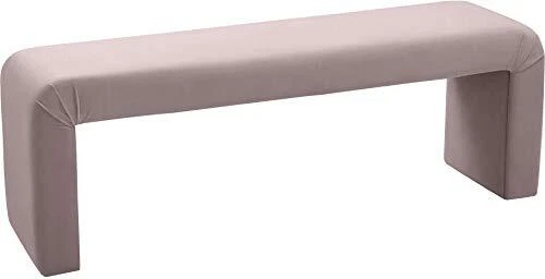 Meridian Furniture Minimalist Collection Modern | Contemporary Velvet Upholst...