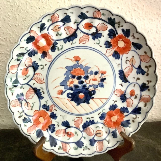 Jolie assiette creuse origine Chine. Elle est signée. | Kaufen auf