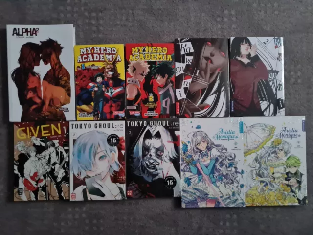 Manga Sammlung Deutsch - Unterschiedliche Reihen, 10 Mangas