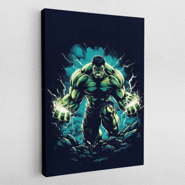 Leinwandbild Poster Acryl Glas Pop-Art Avengers Film Superhelden Hulk Marvel