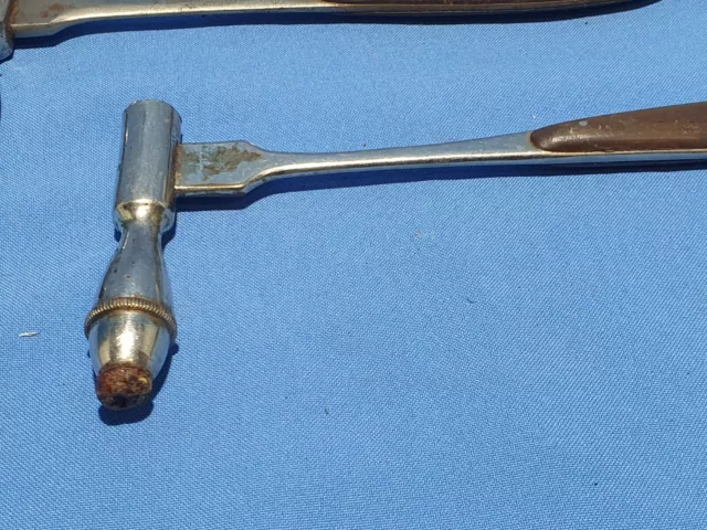 2x alte Hammer Handinstrumente Hauptner - u.a Veterinärmedizinisches Instrument 3