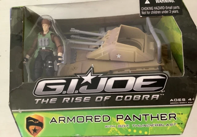 Joe Roc Logo GI JOE ROC The Rise Of Cobra Armoured Panther with Sgt. Thunderblast ...