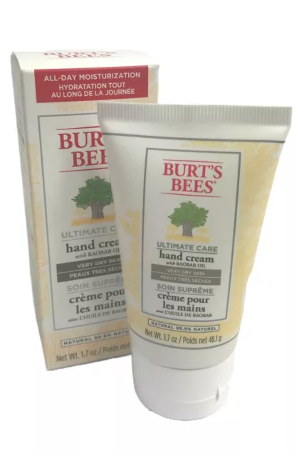 Burts Bees Ultimate Care Hand Cream 48g for Very Dry Skin Skincare