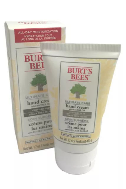 Burts Bees Ultimate Soin Main Crème 48g pour Très Sèche Peau Soin de Peau