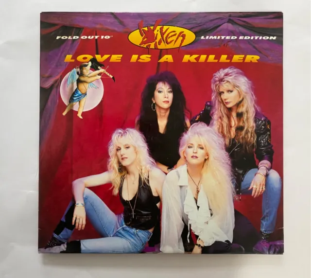 Vixen - Love Is A Killer 10" with Ltd Fold Out Sleeve - Unplayed - 1990 EMI