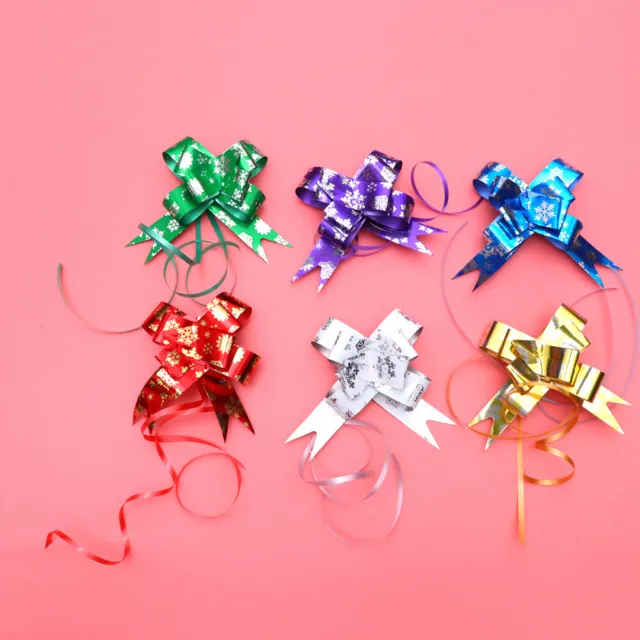 60 piezas de bucle para Navidad tirar bucle de embalaje de Navidad boda