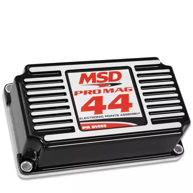 MSD Pro Mag 44 Amp Electronic Points Box Black Humi-Seal Cast Aluminum Housing