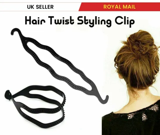 Hair Twist Styling Clip Roller Stick Easy Hair Bun Maker Hair Styling Tool UK