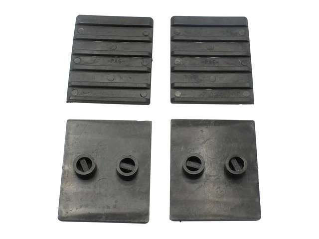 Jeu De 4 Guides Coulissants En Plastique Inférieur Pour Fendeuse à Bois Vari 7 Tonnes - Dimensions 8,5x7,5x1,05 Cm - Pièce De Rechange Pour L'entretien - 9