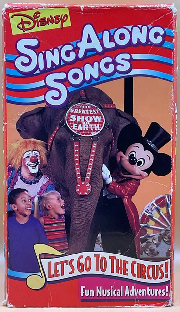 SING ALONG SONGS - Mickey's Fun Songs: Let's Go to the Circus! VHS