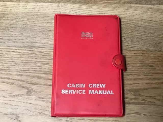 British Airways Cabin Crew Service Manual Overseas Division