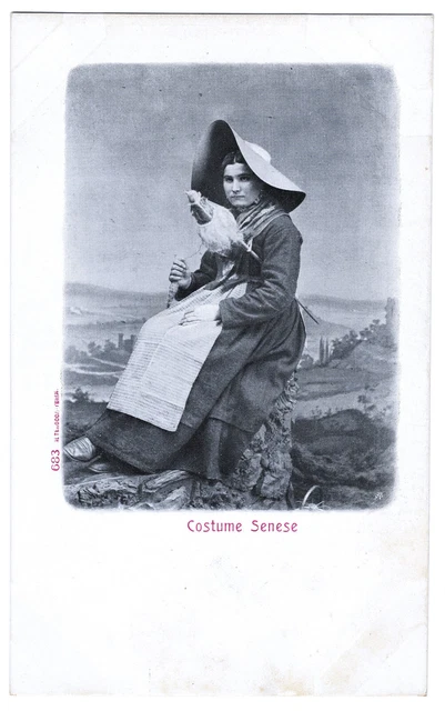 Toscana - Siena - Costume Senese - F.p. Non Viaggiata - 1900.