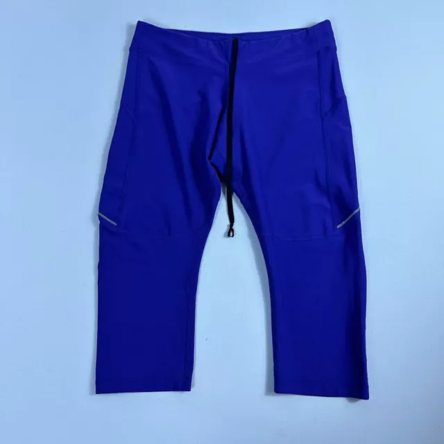 NIKE DRI FIT FILAMENT Running 3 4 Capri Tights Black 519980 010 Womens Small 15.39 PicClick