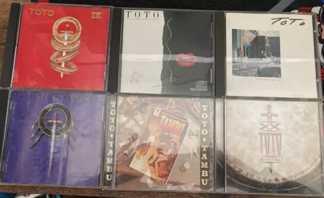 Toto JOB LOT Isolation IV Fahrenheit Tambu Seventh One XX CD COLLECTION