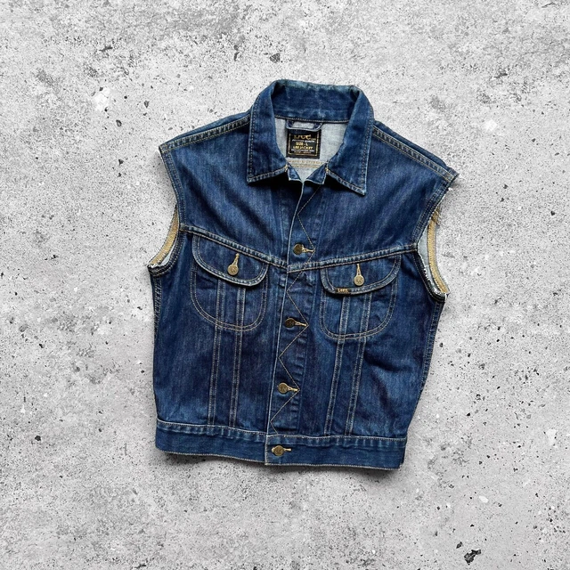 Gilet jean sans online manche femme
