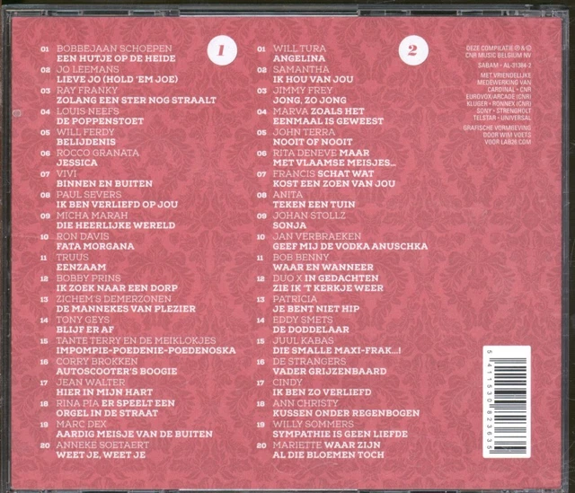 VARIOUS ARTISTS LIEDJES van Vroeger Volume 4 double CD Belgium Cnr 2020 in large EUR 13,22
