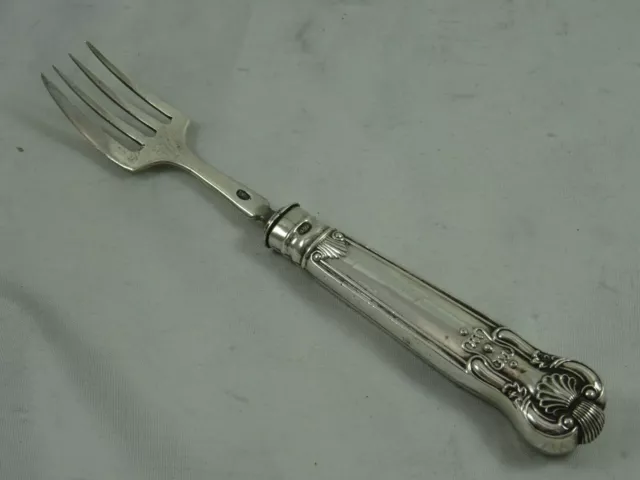 WILLIAM IV sterling silver PICKLE FORK, c1835