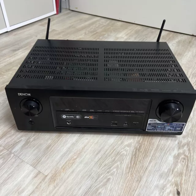 Denon AVR X 1300W Schwarz 7.2 AVR Receiver Heimkino Verstärker Dolby Atmos DTS