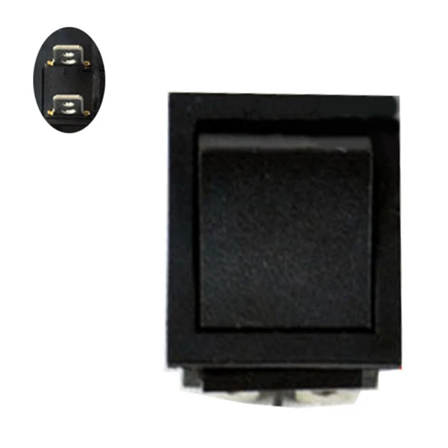 Accesorio de control de restablecimiento de pedal de pie duradero rojo 2 pies 6/12V 70x42x33 mm