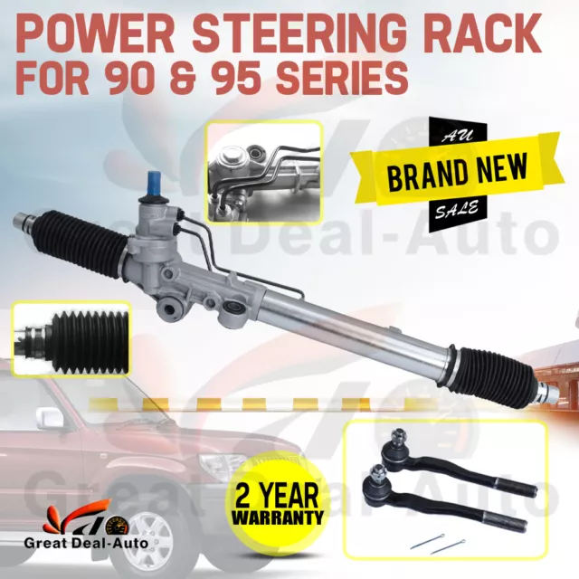 Power Steering Rack for Toyota Landcruiser Prado 90 KZJ95 RZJ95 VZJ +Tie Rod End