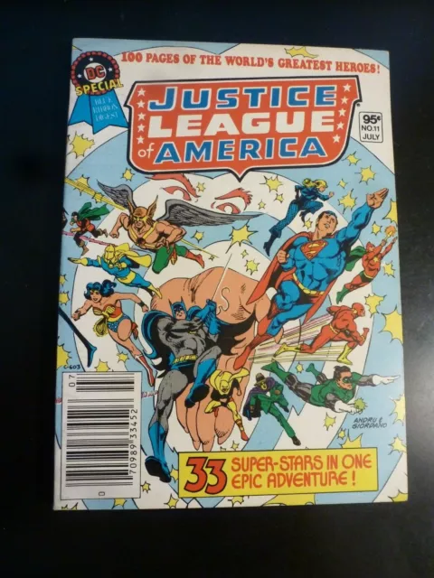 DC Blue Ribbon Digest #11, 7/1981 Justice League of America w/Batman VF/VF+
