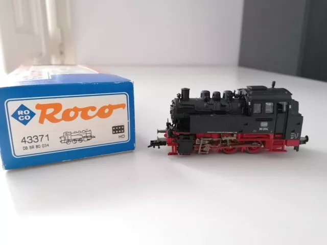 Roco H0 43371 Locomotora de Vapor BR 80 034 DB Digital OVP