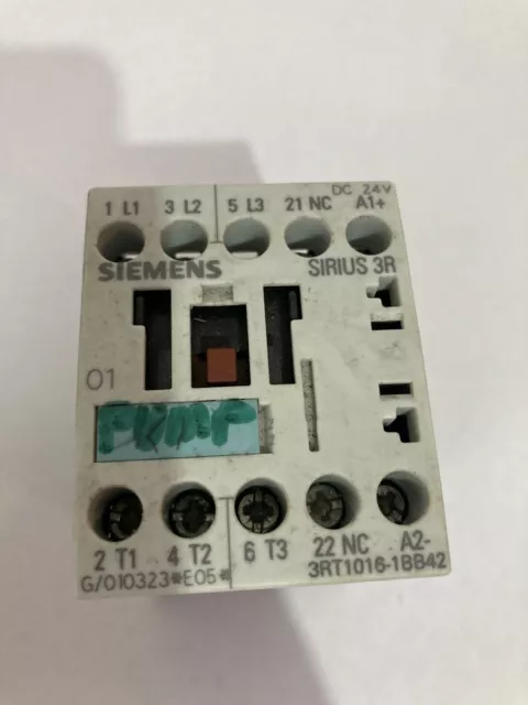 Siemens Sirius 3R 3RT1016-1BB42, Contactor 24VDC Coil