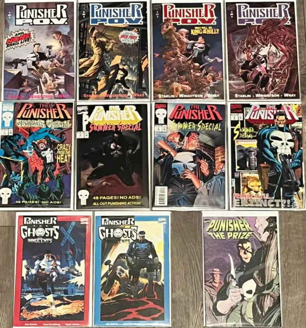Punisher Limited Series Lot - 3 Limited Series and 1 One Shot.