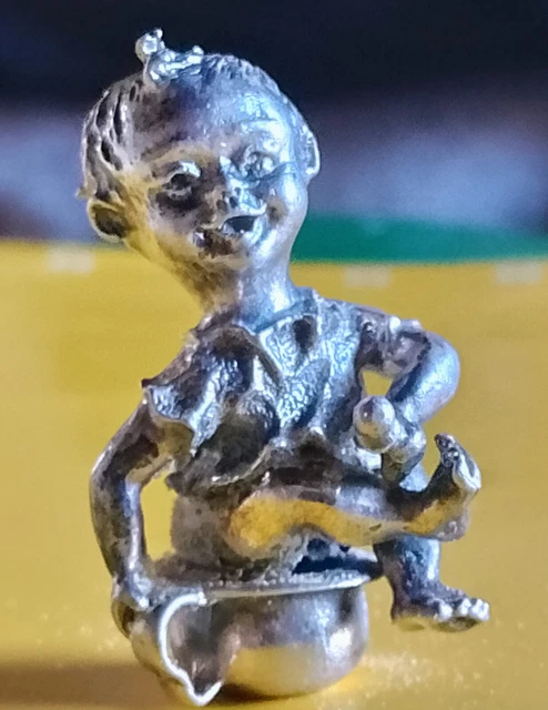 Scultura Statuina Argento 800  Arezzo