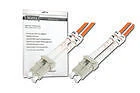 Cavo patch fibra digitale DIGITUS LC/LC 50/125μm 1 m multimodale duplex privo di alogeni fino a 1 Gb