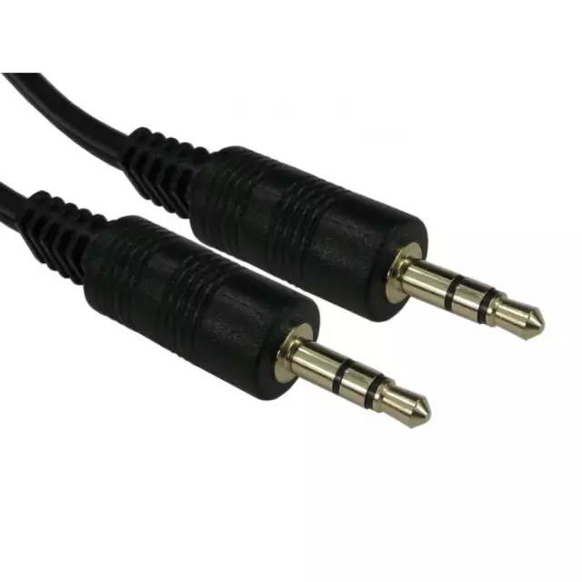 AUX Cable - 2m 3.5mm Jack Audio Male to Male Headphone Lead