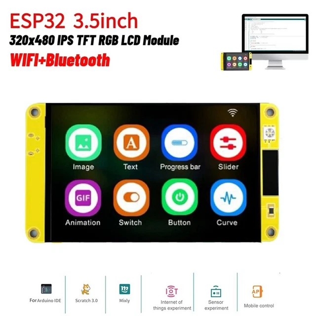 Scheda ESP32-S3 Con Display 7 Pollici 800x480 - Touch Capacitivo, WiFi, Bluetooth | Per Progetti Smart