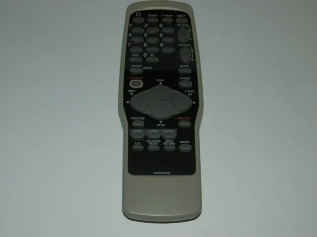 076R0CH750 TV / VCR  Remote Control for Matsui TVR185 TV VCR Combi Free UK P&P