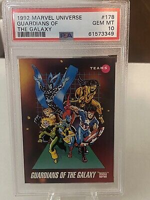1992 Impel Marvel Universe Series III Guardians of the Galaxy PSA 10, Low POP