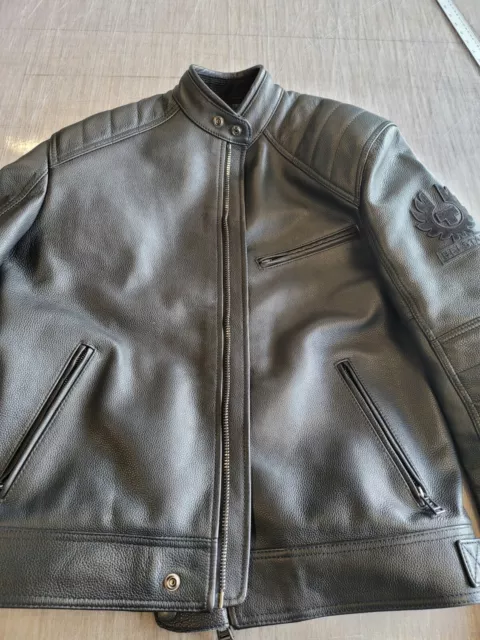 Belstaff riser on sale leather jacket