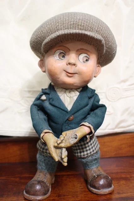 Vintage 1930’s Advertising Counter Top Store Display Mannequin Golfer Awesome!