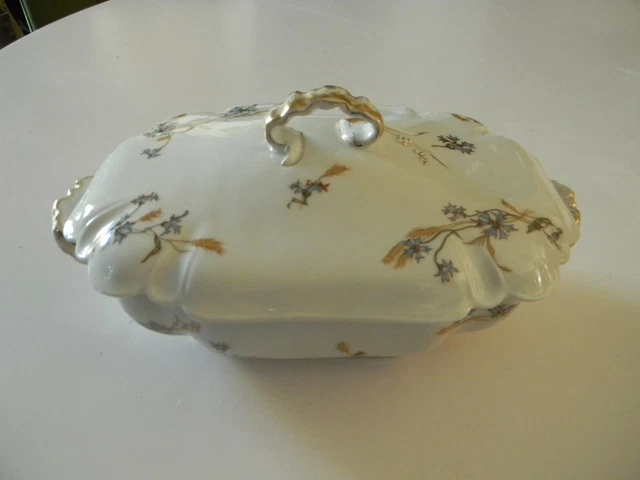 Terrines En Porcelaine Holst - Lot De 6 - 0,45L - Tête De Lion - Blanc/Gris
