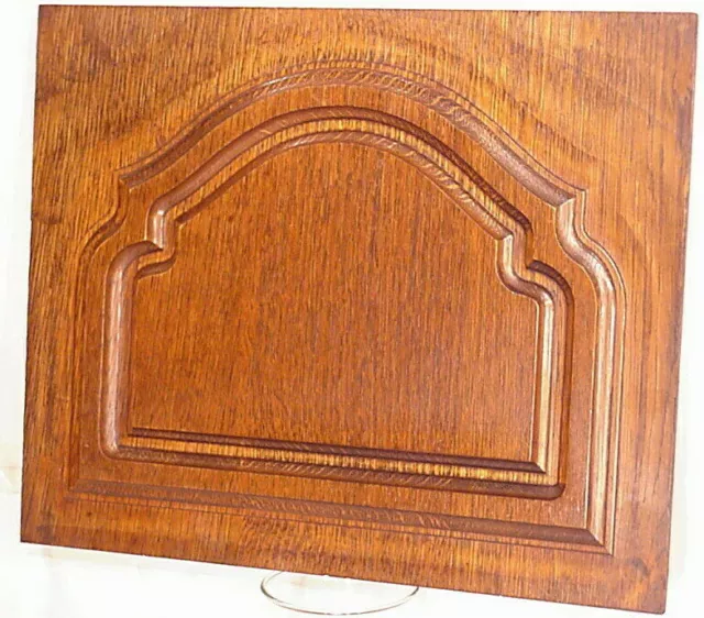 Rare Old Dutch Plaque Vintage Carved Oak Wood Wallcarving Panel Art Design 20Th