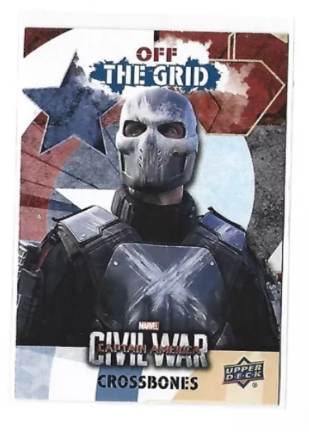 2016 Captain America Civil War Team Bio Off the Grid #OGB1 Crossbones