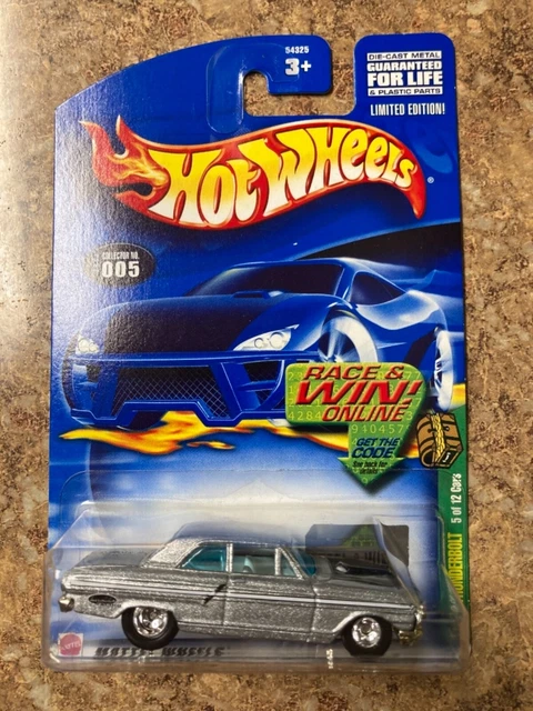 Hot Wheels Treasure Hunt Classic Ford Fairlane Thunderbolt Silver #005 Hot Wheels Treasure Hunt Classic Ford Fairlane Thunderbolt Silver #005