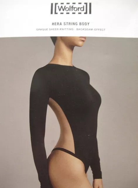 NIB WOLFORD SZ L Sahara Buenos Aires String Bodysuit Individual Skin 78055  Austr $295.34 - PicClick AU